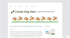 Desktop Screenshot of crozetdogpark.org
